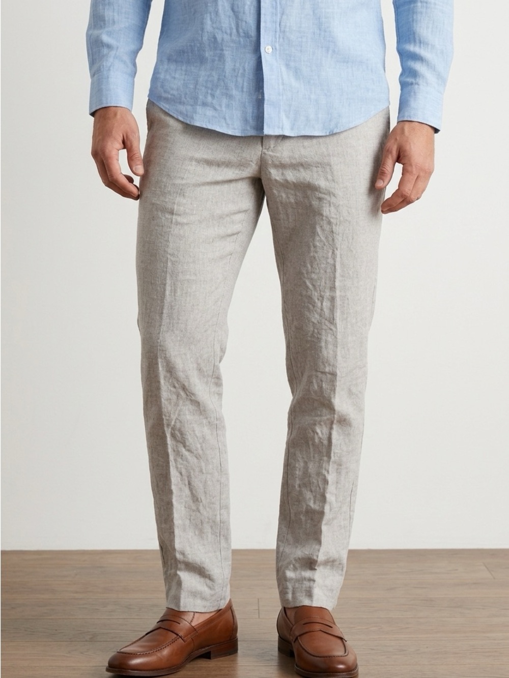 Zara - Man Sartorial Men's 100% Linen Pants